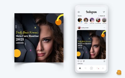 Schönheitssalon und Spa Social Media Instagram Post Design-31