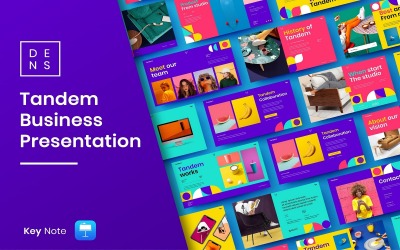 Тандем – Бизнес Шаблоны презентаций PowerPoint