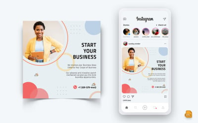 Business Agency Corporate Service Social Media Instagram Post Design-01