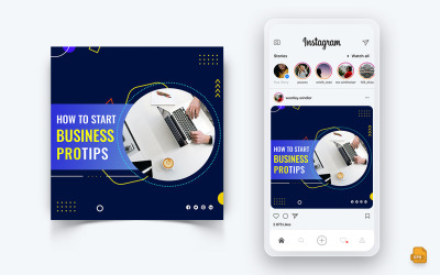 Business Agency Corporate Service Social Media Instagram Post Design-63