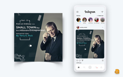 Business Agency Företagstjänst Sociala medier Instagram Post Design-11