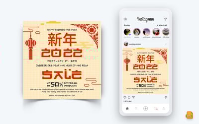 Chinese NewYear Social Media Instagram Post Design-16