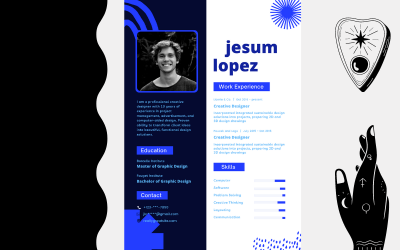Creative Designer Digital Resume Template