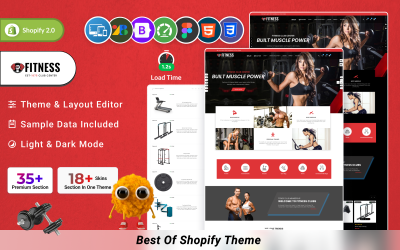 Fitness Mega Gym – Extrémní sporty – Výživa Super Shopify Store