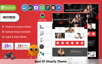 Fitness Mega Gym–Sports Extreme–Voeding Super Shopify Store