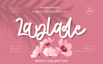 Laylade - Moderne Script-lettertypen