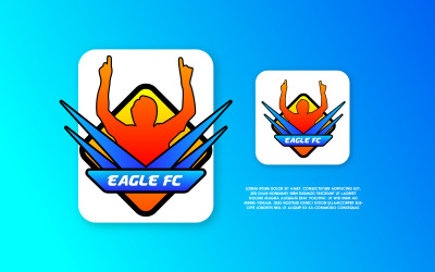 Modern kreativ e-sport vektor logotyp designmall