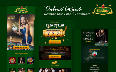 OnlineCasino - Responsive Email Newsletter Template