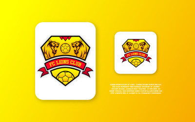 Šablona návrhu moderní kreativní sportovní vektorové Logo