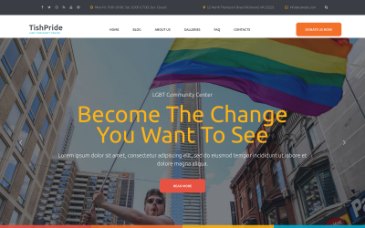 TishPride - Motyw społeczności LGBT WordPress