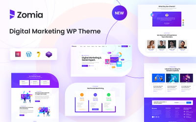 Zomia - Thème WordPress pour agence de marketing numérique et de référencement