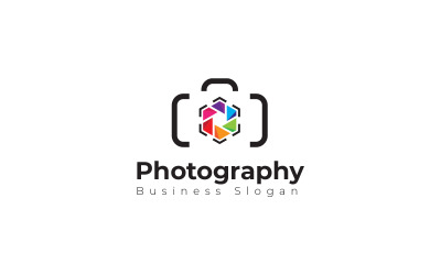 Fotografia Logo Design modello vettoriale