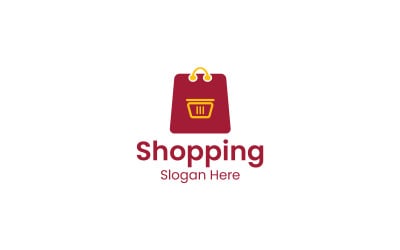 Modelo de Design de Vetor de Logo de Compras