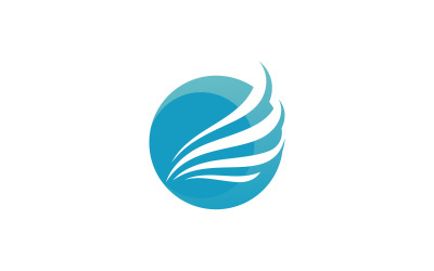 Bird Wing Vector Logo Design Mall V12