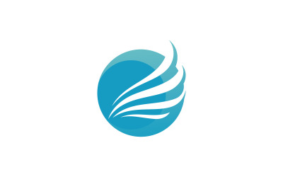 Bird Wing Vector Logo Design Template V12