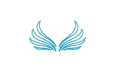 Bird Wing Vector Logo Design Template V14