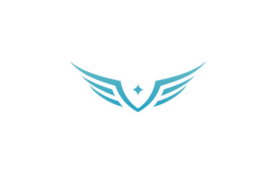 Bird Wing Vector Logo Design Template V8