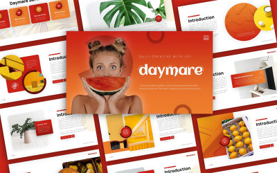 Daymare Креативна багатоцільова презентація Шаблон PowerPoint