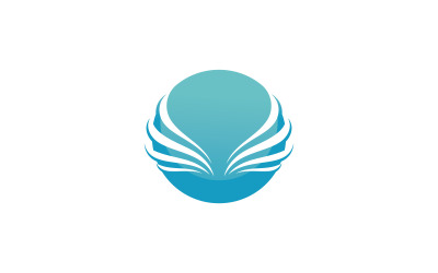 Vogelvleugel Vector Logo ontwerpsjabloon V13