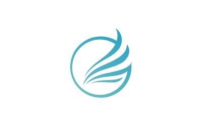 Vogelvleugel Vector Logo ontwerpsjabloon V20
