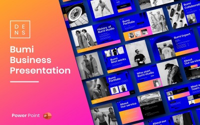 Bumi - Plantilla de PowerPoint de negocios