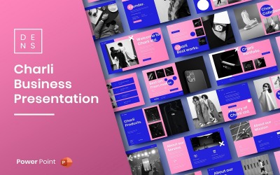 Charli – Biznes Szablony prezentacji PowerPoint