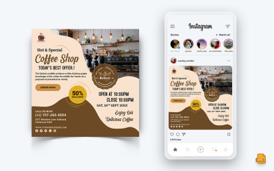 Coffeeshop Social Media Instagram Post Design-08