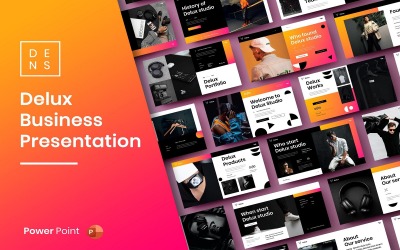 Delux – Biznes Szablon PowerPoint