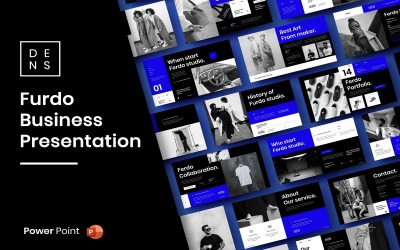 Фурдо – Шаблон бизнес-презентации PowerPoint
