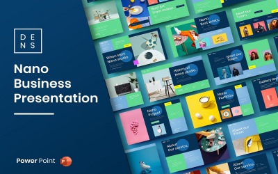 Nano - Plantilla de PowerPoint de negocios