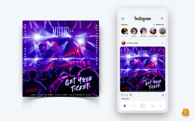 Musica Night Party Social Media Instagram Post Design-08