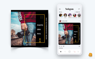 Services de photographie Réseaux sociaux Instagram Post Design-01