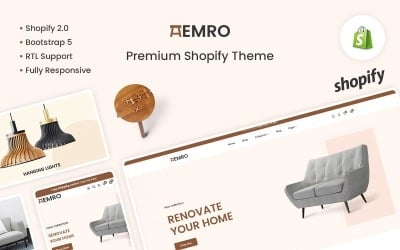 Amero - The Furniture, Wooden &amp;amp; Interior Premium Shopify Theme