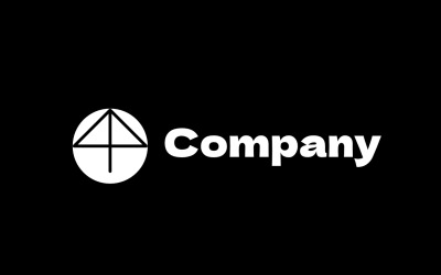 Динамічний корпоративний технічний круглий логотип