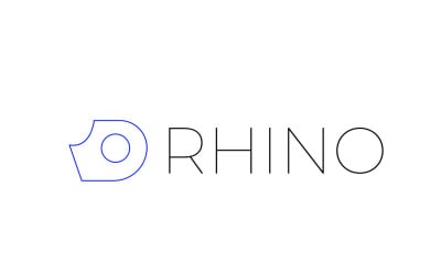 Logotipo Dinâmico Letra D Rhino Wild