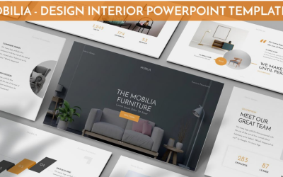 Mobilia - Návrh interiéru PowerPoint