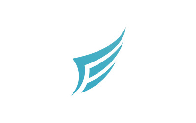 Bird Wing Vector Logo Design Mall V26