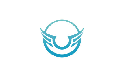 Bird Wing Vector Logo Design Template V30