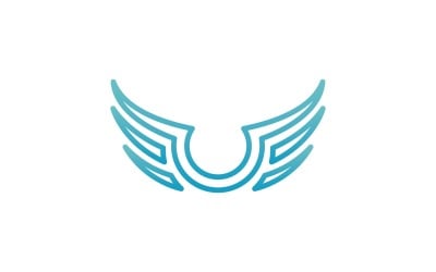 Bird Wing Vector Logo Design Template V32