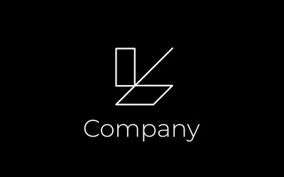 Dynamic Letter L Line Logo