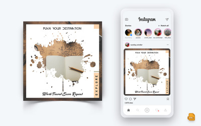 Travel Explorer och Tour Social Media Instagram Post Design-07