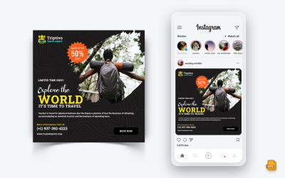 Viaggi e viaggi Social Media Instagram Post Design-06