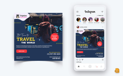 Viaggi e viaggi Social Media Instagram Post Design-08