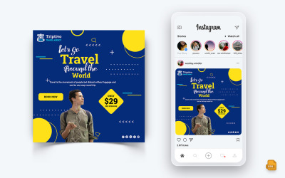 Podróże i podróże Social Media Instagram Post Design-07