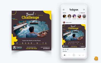 Viaggi e viaggi Social Media Instagram Post Design-13