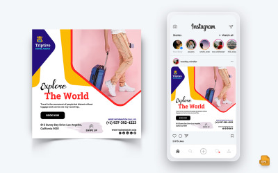 Viaggi e viaggi Social Media Instagram Post Design-20