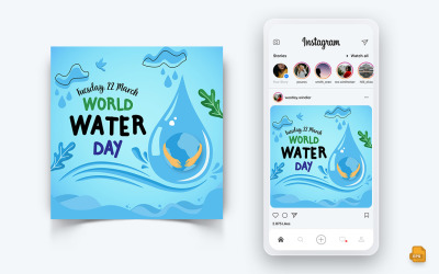 World Water Day Social Media Instagram Post Design-06