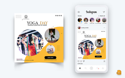 Yoga e meditazione Social Media Instagram Post Design-45