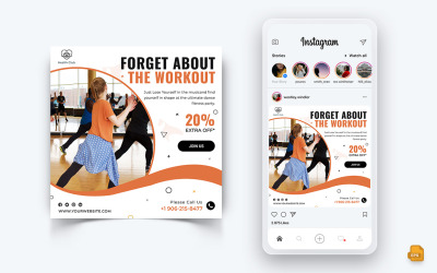 Zumba Dance Studio Social Media Instagram Post Design-03