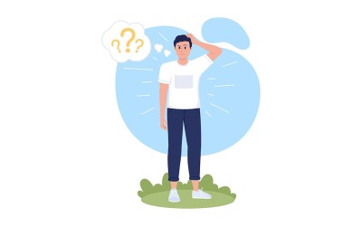 Känner mig förvirrad illustration